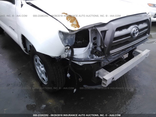 5TETX4CN4AZ726727 - 2010 TOYOTA TACOMA ACCESS CAB Ақ фото 6