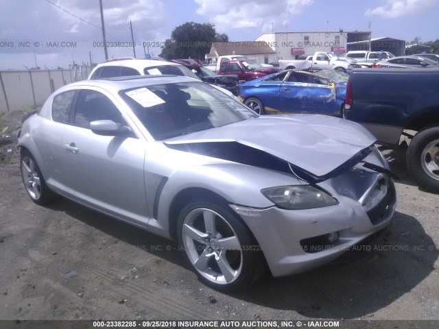 JM1FE173240113178 - 2004 MAZDA RX8 SILVER photo 1