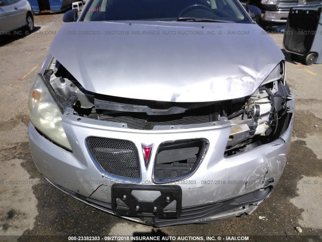 1G2ZH57N784276358 - 2008 PONTIAC G6 GT SILVER photo 6