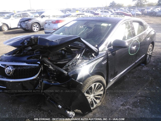 1G4ZP5SS0HU209916 - 2017 BUICK LACROSSE ESSENCE შავი ფოტო 2