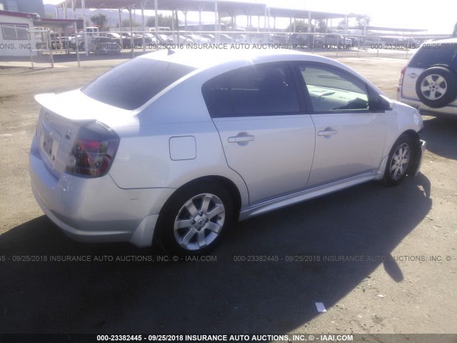 3N1AB61E69L697639 - 2009 NISSAN SENTRA 2.0/2.0S/2.0SL SILVER photo 4