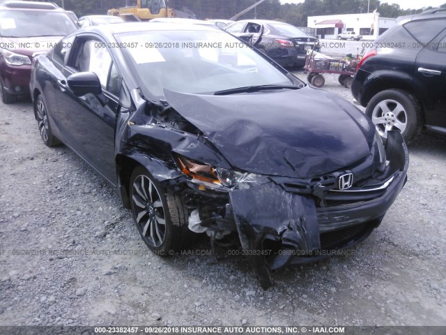 2HGFG3B08FH529691 - 2015 HONDA CIVIC EXL BLACK photo 1