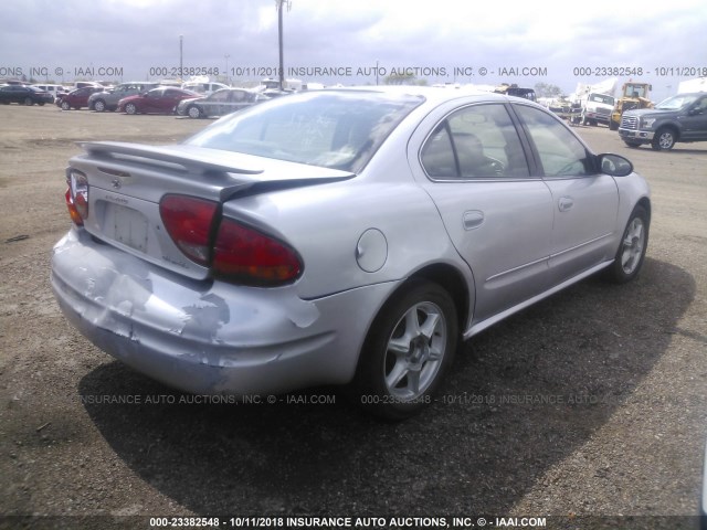 1G3NL52EX3C135993 - 2003 OLDSMOBILE ALERO GL SILVER photo 4