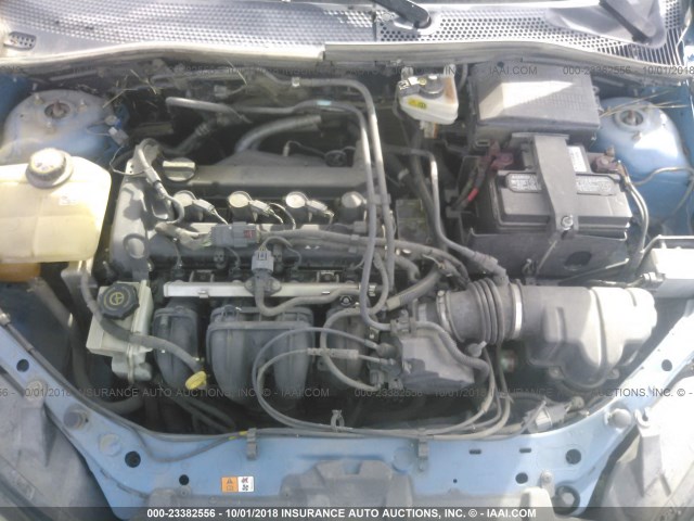 1FAHP34N97W118311 - 2007 FORD FOCUS ZX4/S/SE/SES 蓝色 照片 10