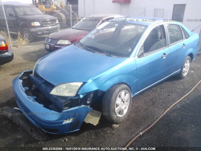 1FAHP34N97W118311 - 2007 FORD FOCUS ZX4/S/SE/SES 蓝色 照片 2