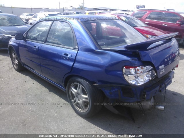 JF1GD67554H510168 - 2004 SUBARU IMPREZA RS BLUE photo 3