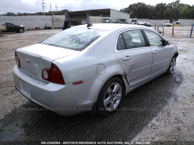 1G1ZB5E09CF195324 - 2012 CHEVROLET MALIBU LS Gümüş foto 4