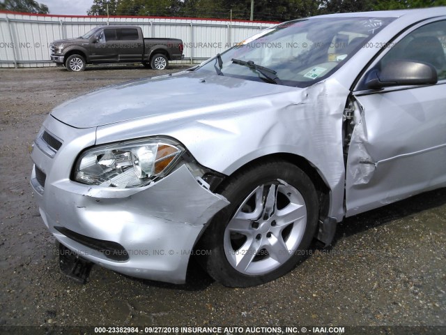 1G1ZB5E09CF195324 - 2012 CHEVROLET MALIBU LS Gümüş foto 6