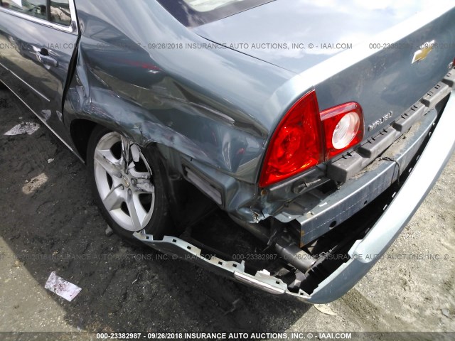1G1ZH57B89F129434 - 2009 CHEVROLET MALIBU 1LT GREEN photo 6