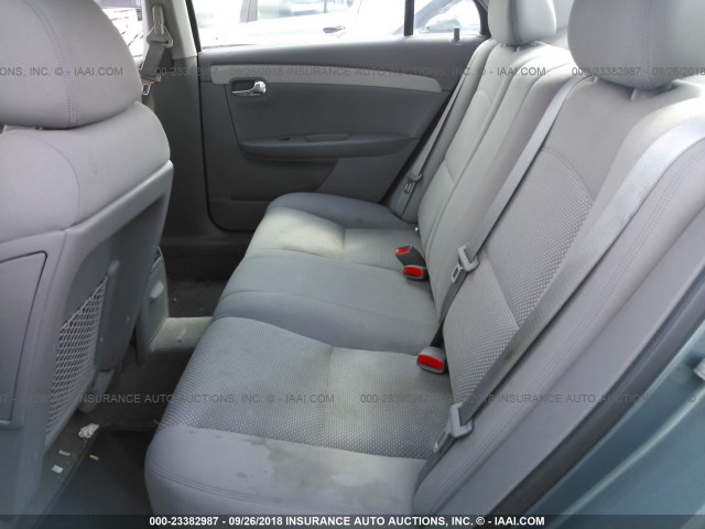 1G1ZH57B89F129434 - 2009 CHEVROLET MALIBU 1LT GREEN photo 8