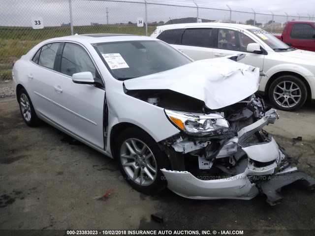 1G11C5SL5EF283606 - 2014 CHEVROLET MALIBU 1LT WHITE photo 1