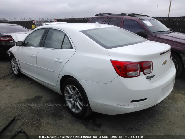 1G11C5SL5EF283606 - 2014 CHEVROLET MALIBU 1LT WHITE photo 3