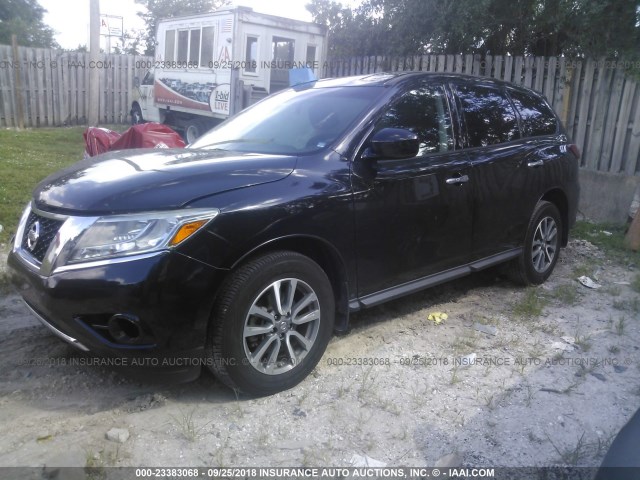 5N1AR2MN0DC677951 - 2013 NISSAN PATHFINDER S/SV/SL/PLATINUM BLACK photo 2