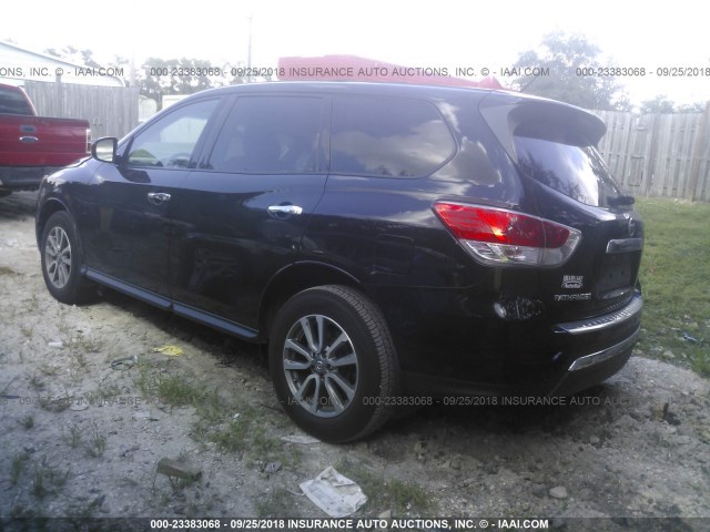 5N1AR2MN0DC677951 - 2013 NISSAN PATHFINDER S/SV/SL/PLATINUM BLACK photo 3