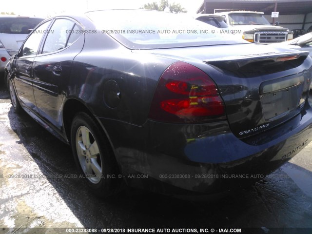2G2WP552381181905 - 2008 PONTIAC GRAND PRIX GRAY photo 3