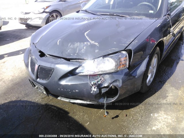 2G2WP552381181905 - 2008 PONTIAC GRAND PRIX GRAY photo 6