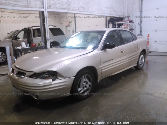 1G2NE52F22C125111 - 2002 PONTIAC GRAND AM SE GOLD photo 2