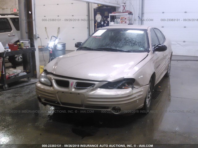 1G2NE52F22C125111 - 2002 PONTIAC GRAND AM SE GOLD photo 6