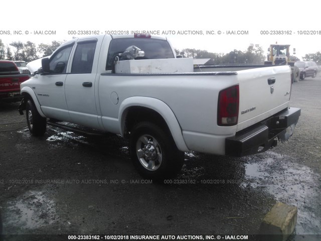 1D7KS28D06J200293 - 2006 DODGE RAM 2500 ST/SLT 白色 照片 3