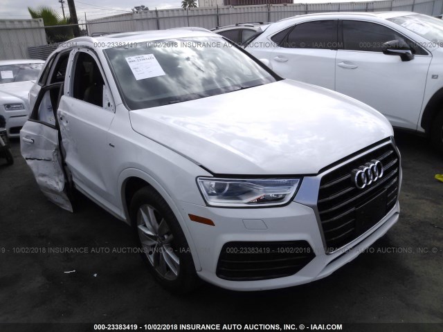 WA1BCCFS1JR009193 - 2018 AUDI Q3 PREMIUM WHITE photo 1