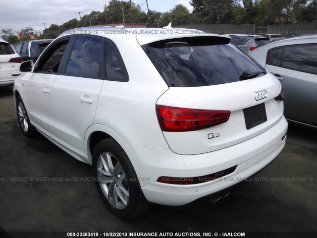 WA1BCCFS1JR009193 - 2018 AUDI Q3 PREMIUM WHITE photo 3