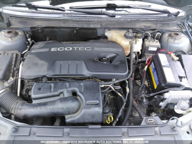 1G2ZF57BX84129804 - 2008 PONTIAC G6 VALUE LEADER/BASE Light Blue photo 10