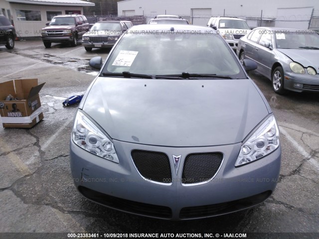 1G2ZF57BX84129804 - 2008 PONTIAC G6 VALUE LEADER/BASE Light Blue photo 6