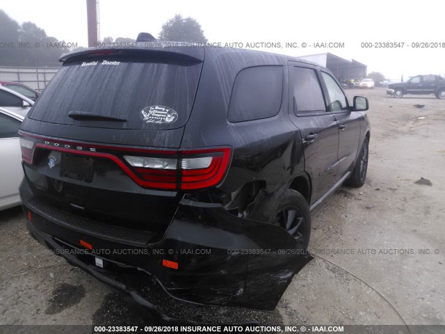 1C4RDHAG9JC302165 - 2018 DODGE DURANGO SXT BLACK photo 4