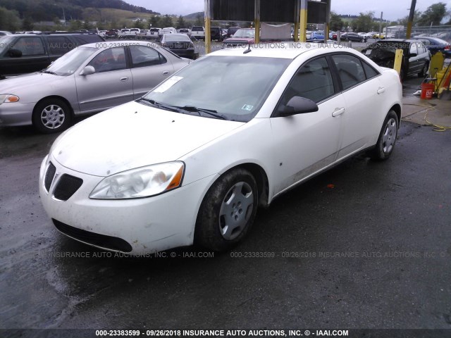 1G2ZF57B984277782 - 2008 PONTIAC G6 VALUE LEADER/BASE WHITE photo 2