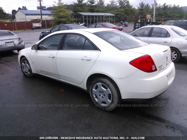 1G2ZF57B984277782 - 2008 PONTIAC G6 VALUE LEADER/BASE WHITE photo 3