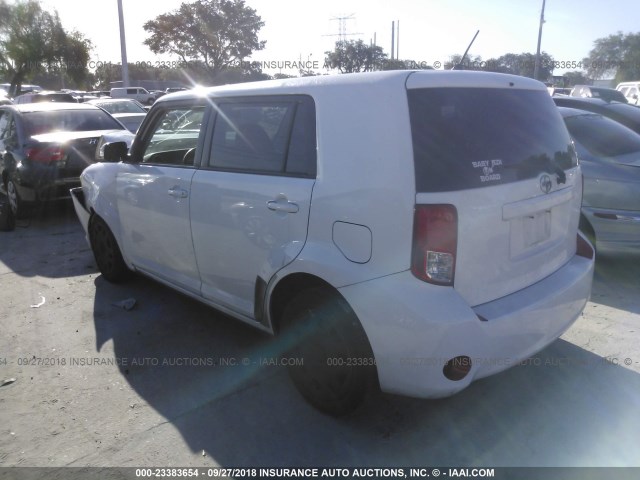 JTLZE4FE3C1142297 - 2012 TOYOTA SCION XB Blanco foto 3
