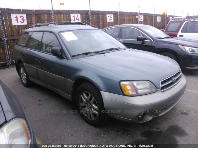 4S3BH675216610745 - 2001 SUBARU LEGACY OUTBACK AWP 绿色 照片 1
