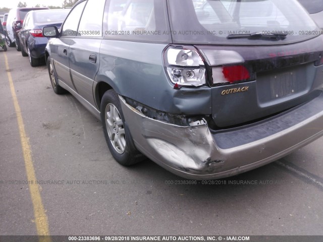 4S3BH675216610745 - 2001 SUBARU LEGACY OUTBACK AWP 绿色 照片 6