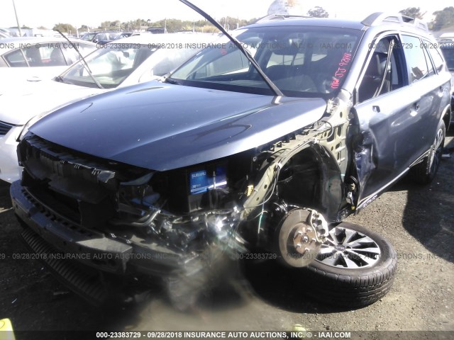 4S4BSANC6G3301212 - 2016 SUBARU OUTBACK 2.5I LIMITED Navy photo 6