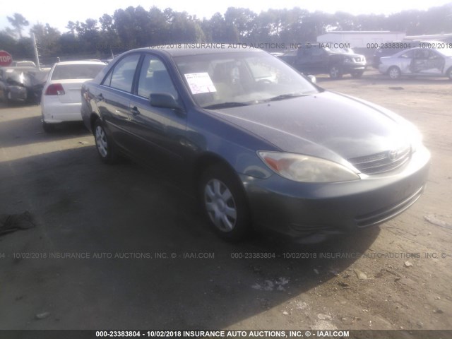4T1BE32K03U692408 - 2003 TOYOTA CAMRY LE/XLE/SE GREEN photo 1