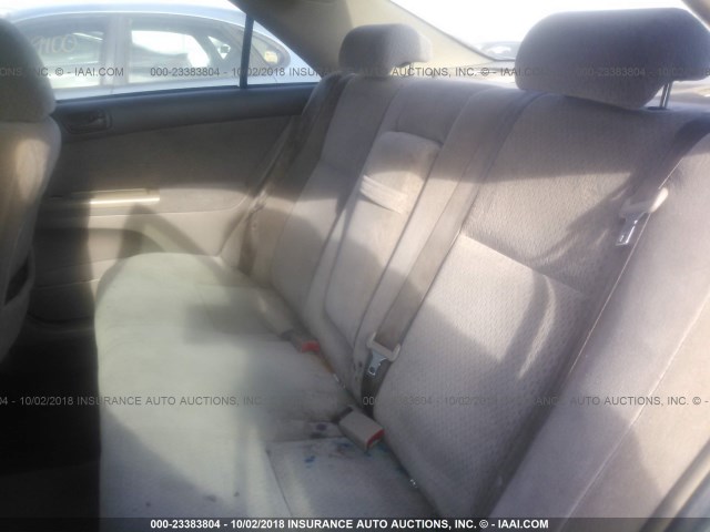 4T1BE32K03U692408 - 2003 TOYOTA CAMRY LE/XLE/SE GREEN photo 8