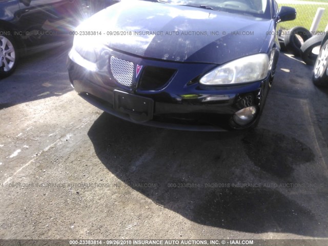 2G2WR524341143374 - 2004 PONTIAC GRAND PRIX GTP BLACK photo 6