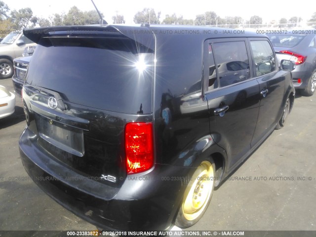 JTLKE50E581060112 - 2008 TOYOTA SCION XB Қара фото 4