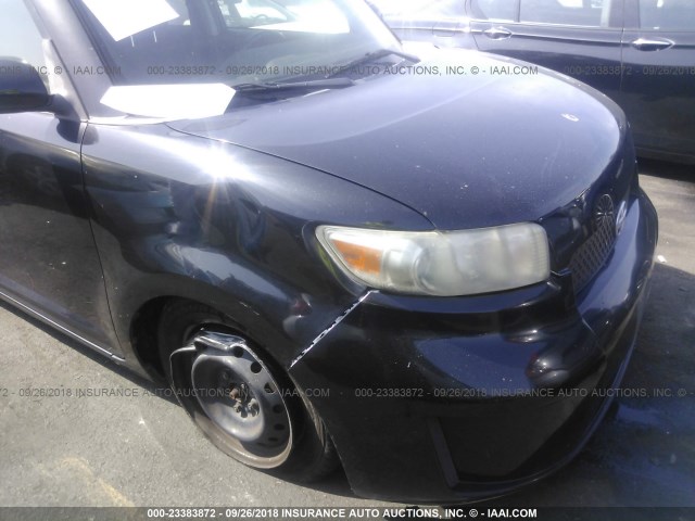 JTLKE50E581060112 - 2008 TOYOTA SCION XB Қара фото 6