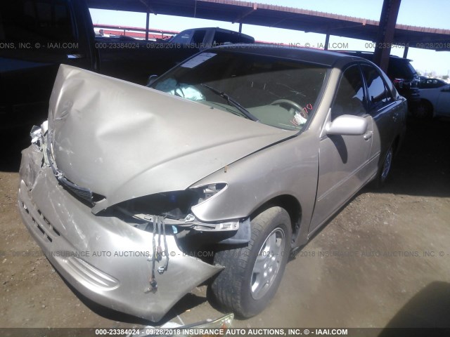 4T1BE32K02U104070 - 2002 TOYOTA CAMRY LE/XLE/SE GOLD photo 2