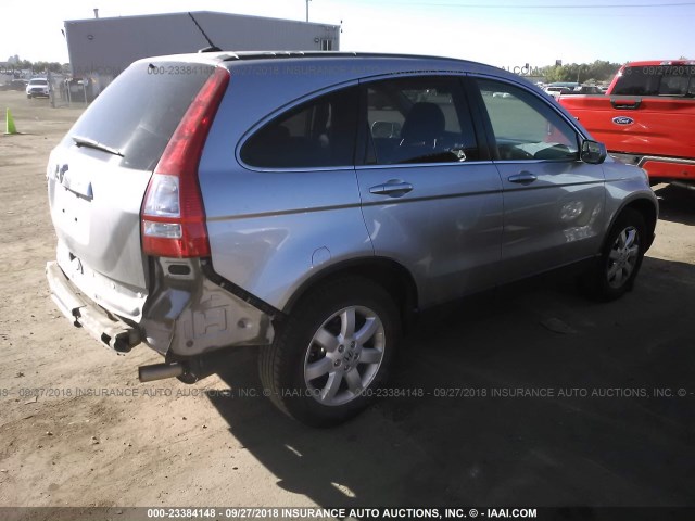 JHLRE48708C058849 - 2008 HONDA CR-V EXL SILVER photo 4