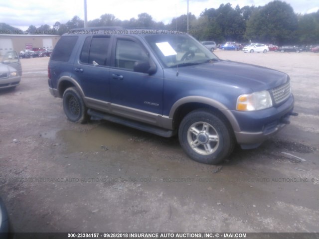 1FMDU74E42UB10139 - 2002 FORD EXPLORER EDDIE BAUER BLUE photo 1