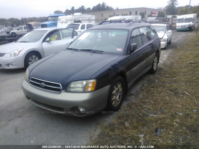 4S3BH675827612091 - 2002 SUBARU LEGACY OUTBACK AWP 蓝色 照片 2