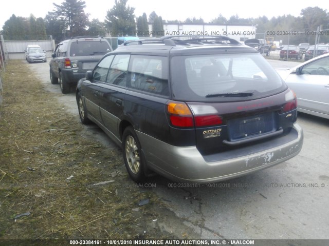 4S3BH675827612091 - 2002 SUBARU LEGACY OUTBACK AWP 蓝色 照片 3