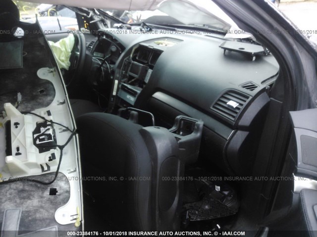 1FM5K8AR9GGC92823 - 2016 FORD EXPLORER POLICE INTERCEPTOR GRAY photo 5