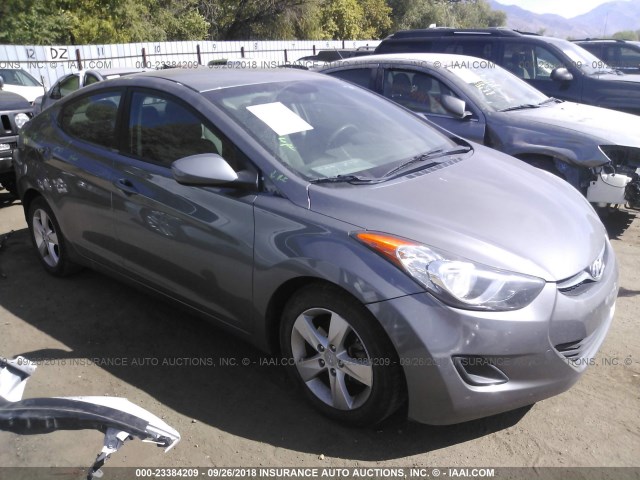 5NPDH4AE5DH246949 - 2013 HYUNDAI ELANTRA GLS/LIMITED GRAY photo 1