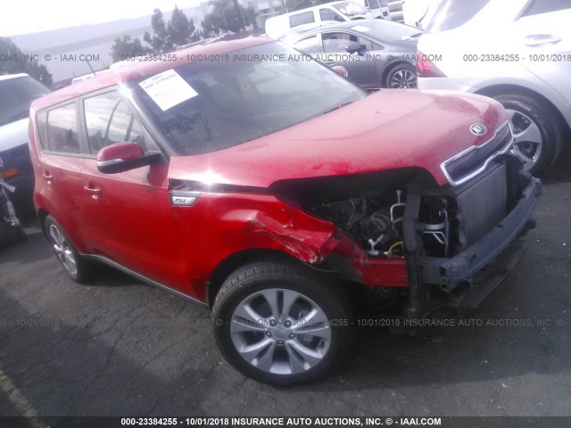 KNDJX3A51G7864584 - 2016 KIA SOUL ! RED photo 1