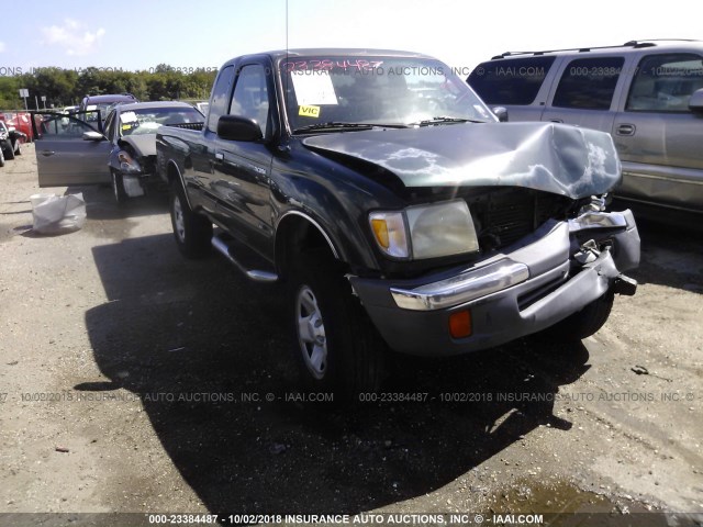 4TASN92N8XZ423482 - 1999 TOYOTA TACOMA XTRACAB PRERUNNER GREEN photo 1