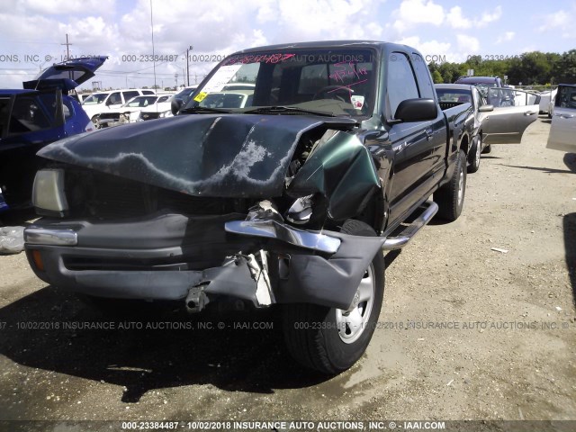 4TASN92N8XZ423482 - 1999 TOYOTA TACOMA XTRACAB PRERUNNER მწვანე ფოტო 2