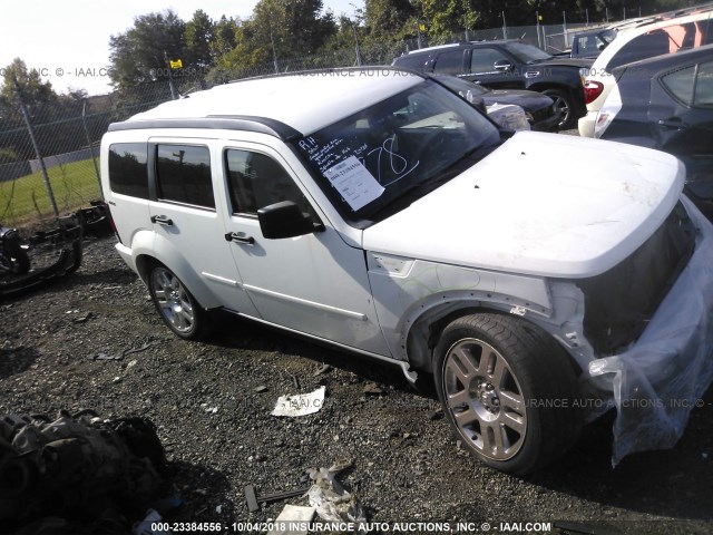 1D4PU4GK4BW599876 - 2011 DODGE NITRO HEAT WHITE photo 1